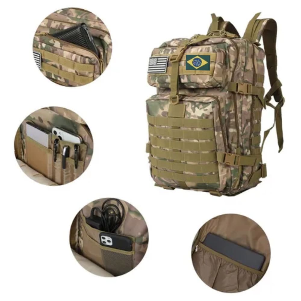 DR-06001 Bolso Morral Táctico Multifuncional Montaña Imagen 3 de 5