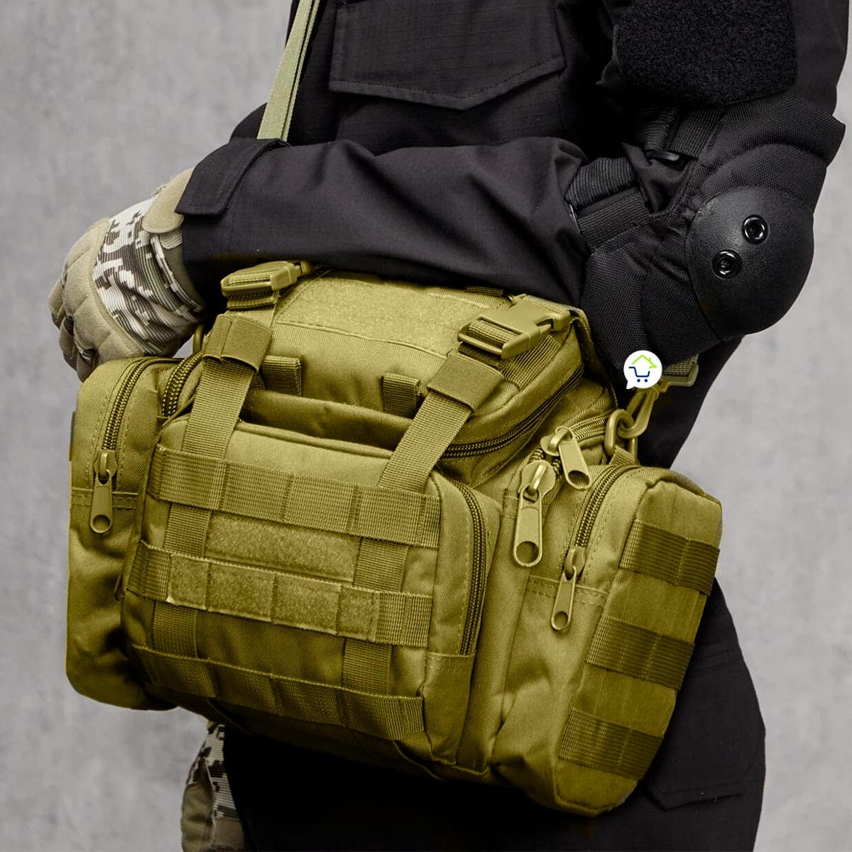 DR-01005 Img-Com Riñonera Táctica Multifuncional Estilo MILITAR Imagen 1 de 6