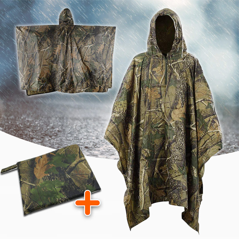DR-02001 Img-Com Capa-Poncho Impermeable CAMUFLADO Imagen 1 de 5