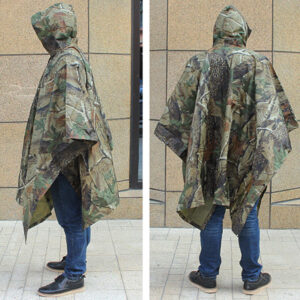 DR-02001 Carpa/Poncho Impermeable CAMUFLADO Unisex